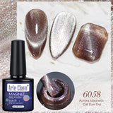 10ml Aurora Crystal Cat Eye Gel Polish Magnetic Nail Polish