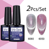 10ml Aurora Crystal Cat Eye Gel Polish Magnetic Nail Polish