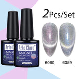 10ml Aurora Crystal Cat Eye Gel Polish Magnetic Nail Polish
