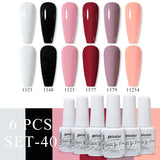 6pcs 8ml Gel Nail Polish Set - HEMA & TPO FREE (6S-ZH01~~ZH56)
