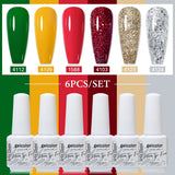 6pcs 8ml Gel Nail Polish Set - HEMA & TPO FREE (6S-ZH01~~ZH56)