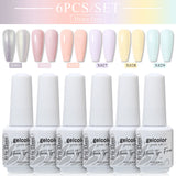 6pcs 8ml Gel Nail Polish Set - HEMA & TPO FREE (6S-ZH57~~ZH71)