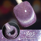 10ml Disco Flash Crushed Diamond Cat Eye Gel Polish Ultra Bright Magnetic Nail Polish
