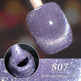 10ml Disco Flash Crushed Diamond Cat Eye Gel Polish Ultra Bright Magnetic Nail Polish