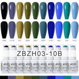 10pcs 15ml Color Gel Nail Polish (10B-ACZBZH01~~ACZBZH10)