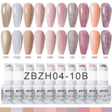 10pcs 15ml Color Gel Nail Polish (10B-ACZBZH01~~ACZBZH10)