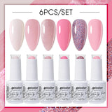 6pcs 15ml Color Gel Nail Polish (6B-ACZBZH01~~ACZBZH43)