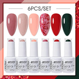 6pcs 15ml Color Gel Nail Polish (6B-ACZBZH01~~ACZBZH43)
