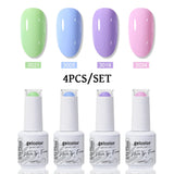 4pcs 15ml Color Gel Nail Polish (4B-ACZBZH76~~ACZBZH94)