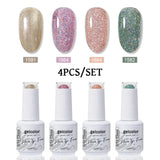 4pcs 15ml Color Gel Nail Polish (4B-ACZBZH76~~ACZBZH94)