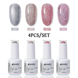 4pcs 15ml Color Gel Nail Polish (4B-ACZBZH76~~ACZBZH94)