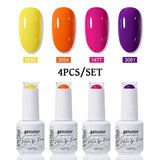 4pcs 15ml Color Gel Nail Polish (4B-ACZBZH76~~ACZBZH94)