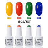 4pcs 15ml Color Gel Nail Polish (4B-ACZBZH76~~ACZBZH94)
