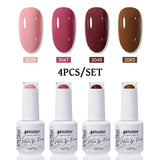 4pcs 15ml Color Gel Nail Polish (4B-ACZBZH76~~ACZBZH94)
