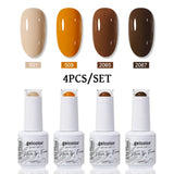 4pcs 15ml Color Gel Nail Polish (4B-ACZBZH76~~ACZBZH94)