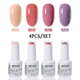 4pcs 15ml Color Gel Nail Polish (4B-ACZBZH76~~ACZBZH94)
