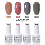 4pcs 15ml Color Gel Nail Polish (4B-ACZBZH76~~ACZBZH94)