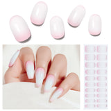 20Pcs Semi Cured Gel Nail Strips