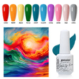 10pcs 8ml Gel Nail Polish Set - HEMA & TPO FREE (10S-ZH01~~ZH13)
