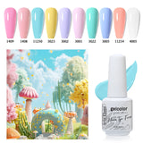 10pcs 8ml Gel Nail Polish Set - HEMA & TPO FREE (10S-ZH01~~ZH13)
