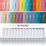 28pcs 15ml Color Gel Nail Polish (28B-ZH01~~ZH10)