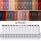 28pcs 15ml Color Gel Nail Polish (28B-ZH01~~ZH10)