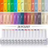 28pcs 15ml Color Gel Nail Polish (28B-ZH01~~ZH10)
