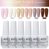 6pcs 8ml Gel Nail Polish Set - HEMA & TPO FREE (6S-ZH57~~ZH71)