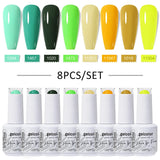8pcs 15ml Color Gel Nail Polish (8B-ZH01~~ZH35)