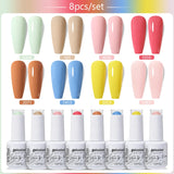 8pcs 15ml Color Gel Nail Polish (8B-ZH36~~ZH59)