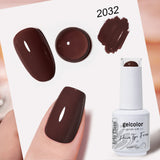 HEMA TPO FREE Caramel Brown Series Color Gel Nail Polish