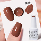 HEMA TPO FREE Caramel Brown Series Color Gel Nail Polish
