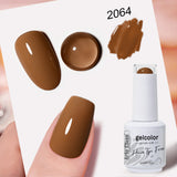 HEMA TPO FREE Caramel Brown Series Color Gel Nail Polish