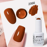 HEMA TPO FREE Caramel Brown Series Color Gel Nail Polish