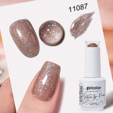 HEMA TPO FREE Glitter Pearlescent Series Color Gel Nail Polish