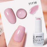 HEMA TPO FREE Glitter Pearlescent Series Color Gel Nail Polish