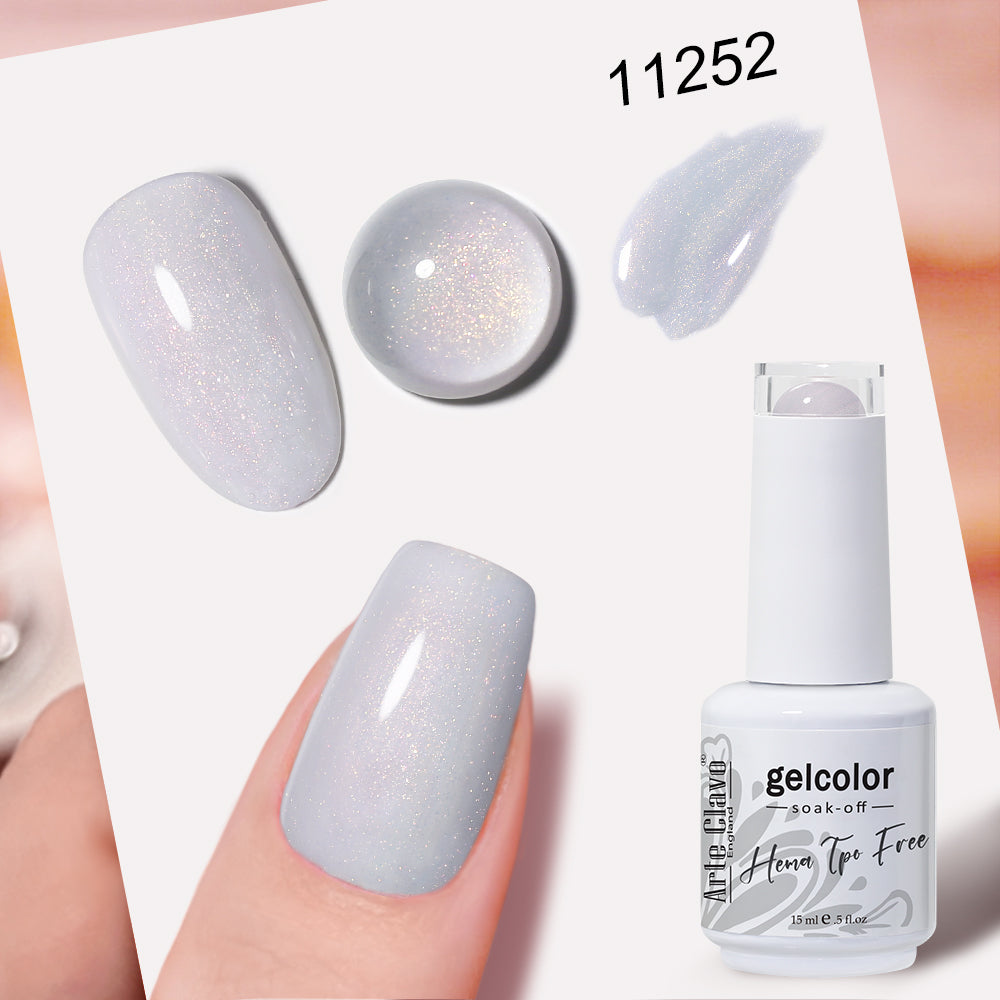 White & Black Gel Nail Polish | HEMA-Free & TPO-Free | Arte Clavo
