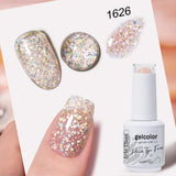 HEMA TPO FREE Glitter Pearlescent Series Color Gel Nail Polish