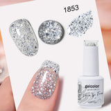 HEMA TPO FREE Glitter Pearlescent Series Color Gel Nail Polish