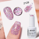 HEMA TPO FREE Glitter Pearlescent Series Color Gel Nail Polish