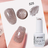 HEMA TPO FREE Glitter Pearlescent Series Color Gel Nail Polish