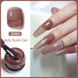 HEMA TPO FREE Jelly Translucent Color Gel Nail Polish