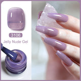 HEMA TPO FREE Jelly Translucent Color Gel Nail Polish
