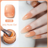 HEMA TPO FREE Jelly Translucent Color Gel Nail Polish