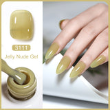 HEMA TPO FREE Jelly Translucent Color Gel Nail Polish
