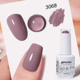 HEMA TPO FREE Nude Khaki Series Color Gel Nail Polish