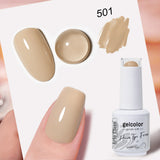 HEMA TPO FREE Nude Khaki Series Color Gel Nail Polish