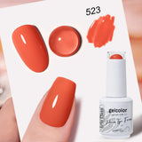 HEMA TPO FREE Orange Series Color Gel Nail Polish