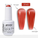 HEMA TPO FREE Winter Jelly Translucent Color Gel Nail Polish