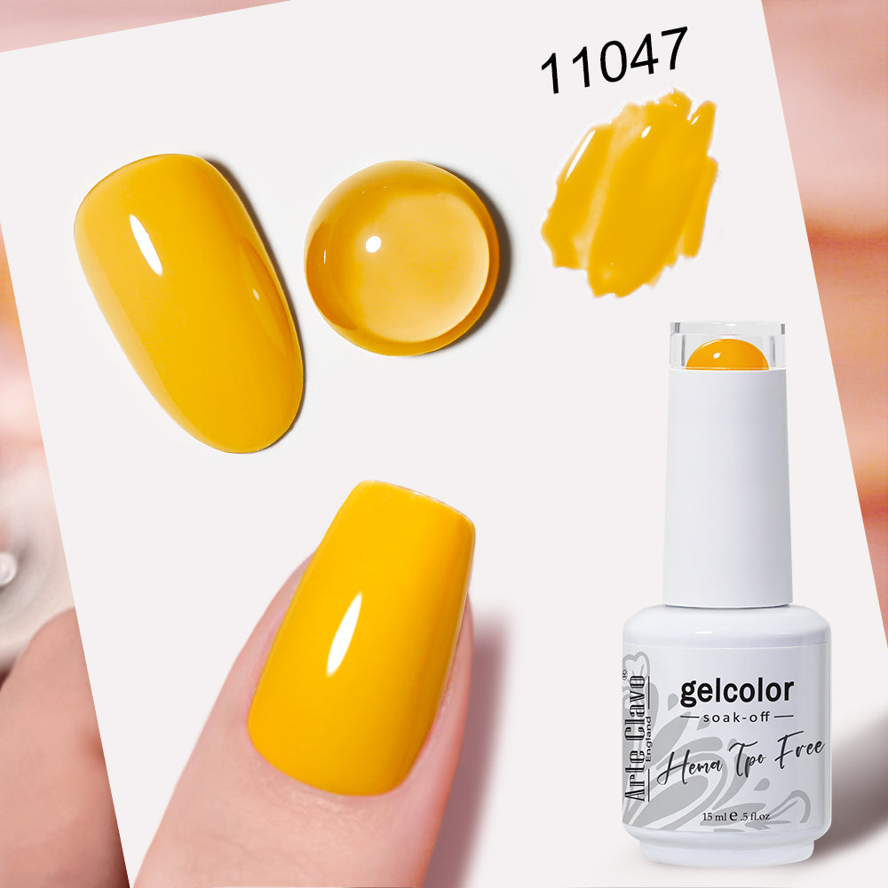 HEMA TPO FREE Yellow Series Color Gel Nail Polish